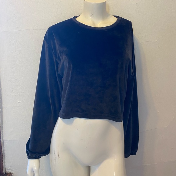 Altar’d State Crushed Velvet Top - Picture 1 of 4